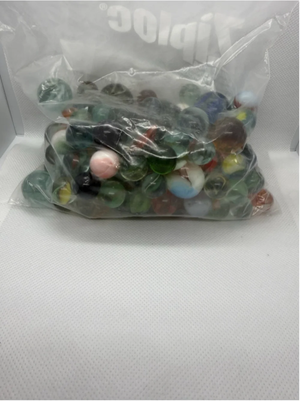 Mixed Marble Lot Cats Eye Splatter Solid Swirl Large Medium Small 1lbs 14.30oz